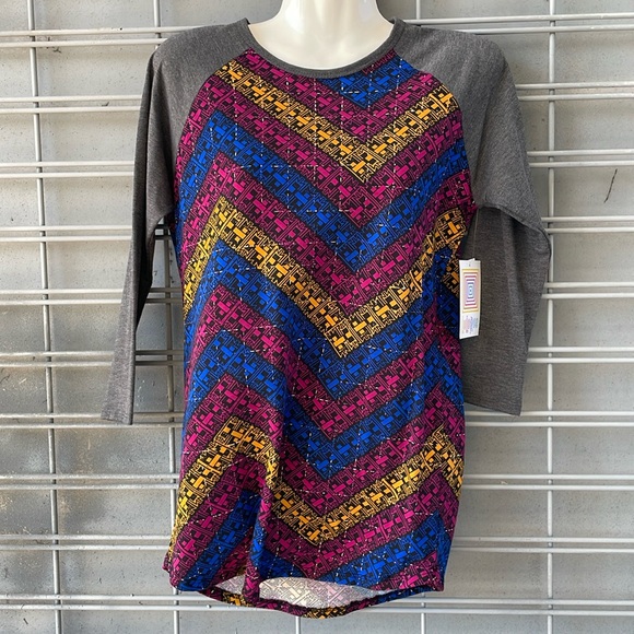 LLR - Abstract Printed Randy Top-#0279 - Picture 5 of 12